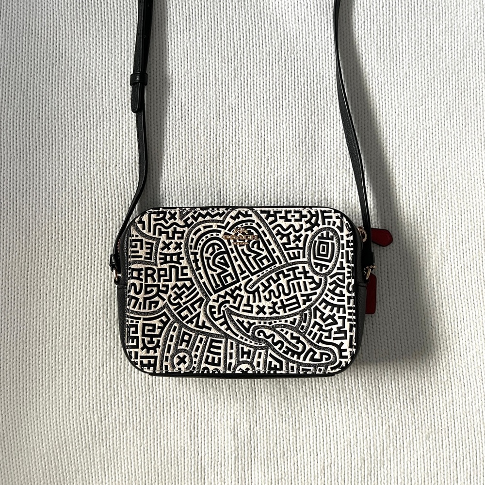 Coach Disney Mickey Mouse X Keith Haring Mini Camera Bag